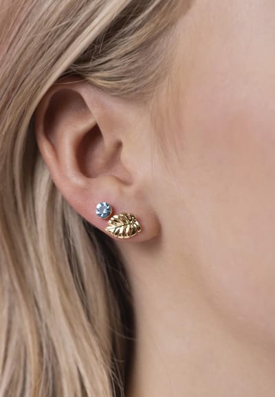 Peershardy Disney - Blue & Gold Stitch stud earrings / oorbellen set Jewelry