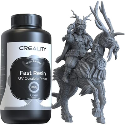 Creality Résine durcissable aux UV rapide pour toutes les imprimantes 3D UV LCD HALOT Mage Pro HALOT SKY HALOT gris