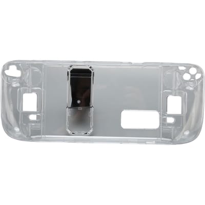 Transparante Case met Kickstand voor Steam Deck Transparant Schokabsorberend Anti-slip Hard PC Beschermend