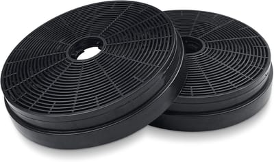 Cuhostki - 2 Stuks - Koolstoffilters voor Afzuigkappen - Actieve Koolfilter - Keuken Activated Carbon Filter - Zwart - 175mm x 35mm - Compatibel Met Klarstein - Dubbele Filtratie - Eenvoudig te Vervangen