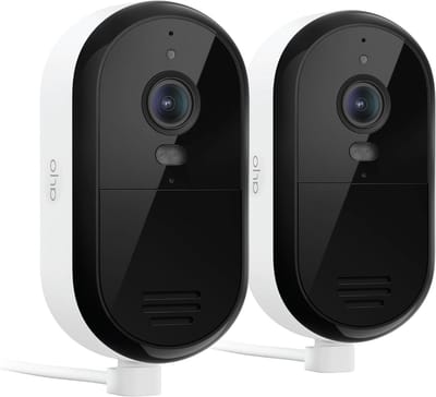 Beveiligingscamera Set - Bewakingscamera's Buiten - Huis Beveiligen - Slimme Detectie - 2 Stuks - Wit