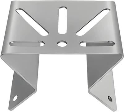 Metalen Hoekhouder - Camerahouder Beugel - Bewaking Installeren - Roestvrij Staal - 82x65x60 mm - Zilver