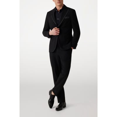 GUESS Marciano By  Alain 2b Peak Blazer Jet Black A996 Taglia: 46 | Blazers Outlet | Uomo | Nero