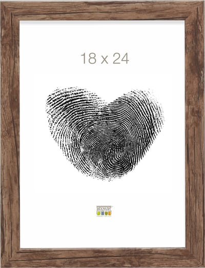 Deknudt Frames fotolijst S45RH3 - bruin - hout - 18x24 cm