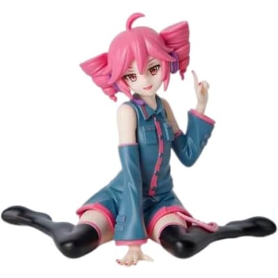 Op Voorraad Anime Figuur Kasane Teto 10cm Actiefiguur Speelgoed Model Decoratief Cadeau Actiefiguur Zittende Houding Model Speelgoed Cadeau gray