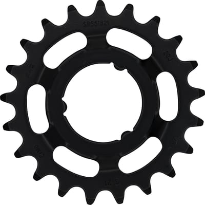 KMC Tandwiel 21T - Gehard Chromoly Staal - Zwart - Voor Shimano Versnellingsnaven