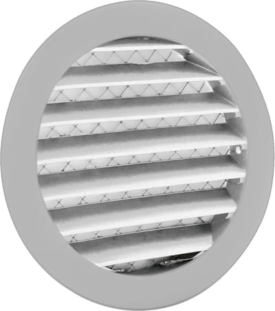 Weha Schoepenrooster inbouw, aansluitdiameter Ø125mm, aluminium