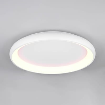 Trio Lighting Plafondlamp Cardona, Ø 75 cm, mat wit, metaal, CCT