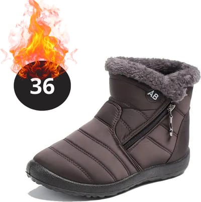 Nivard Snowboots - Sneeuwschoenen - Sneeuwboots - Dames - Wintersport - Ski - Skischoenen - Koffie - 36