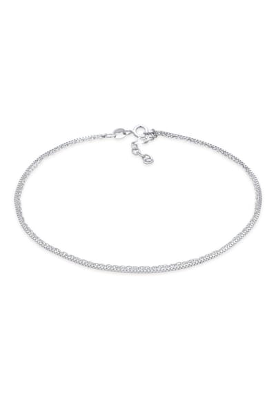 Elli - Enkelbanden - Dames Venetiaanse Ketting Ketting Basis Laag Zomer Verstelbaar in 925 Sterling Zilver Verguld - Dames