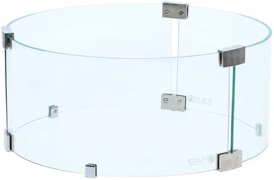Cosi Fires - Glasset Cosi Rond L - Cosi Fires - Roestvrij staal - Transparant