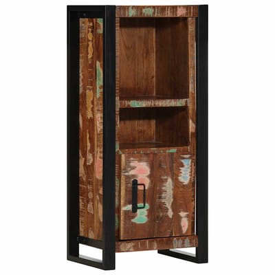 vidaXL - Badkamerkast - 40x30x90 - cm - massief - recycled - hout