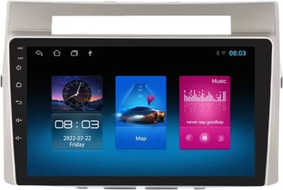 Autoradio met bluetooth - Carplay - Voor Toyota Corolla Verso AR10 (2004-2009) - Geschikt voor Apple en Android - Stereo - Navigatie - Navigatiesysteem auto - 1GB 16GB