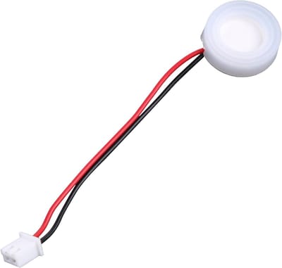 Luchtbevochtiger Onderdelen - Verstuiver Plaat - Vochtige Lucht - Ultrafijne Deeltjes - 16mm Diameter - Zilverkleurig