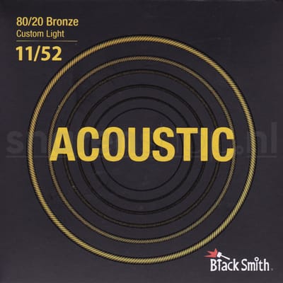 BlackSmith BR-1152 Snaren voor Akoestische Gitaar (11-52) Custom Light