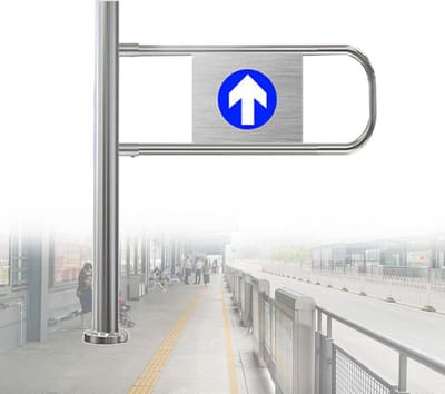 Schommeldeur - Eenrichtingsdeur - Verkeer Regelen - Automatisch Sluitend - 1.5mm dik - Roestvrij Staal