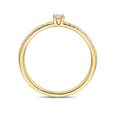 Aanzoeksring Diamant 0.25ct H Si