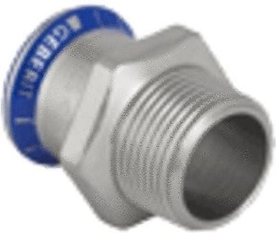 Geberit Mapress rvs puntstuk RVS 316 bu.dr. 3/4"bux22mm