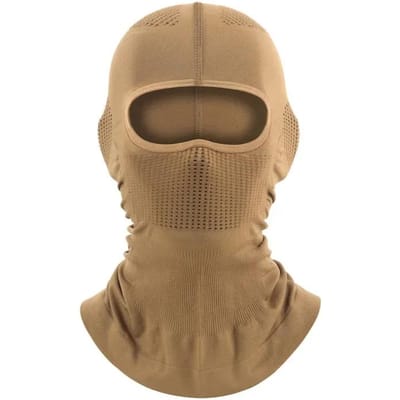 Volledig Gezichtssjaal Ski Fiets Fietsen Gezichtsbeschermer Camouflage Balaclava Winter Nek Hoofdverwarmer Tactische Airsoft Pet Helmvoering Gaas M Praktisch Gebruik brown