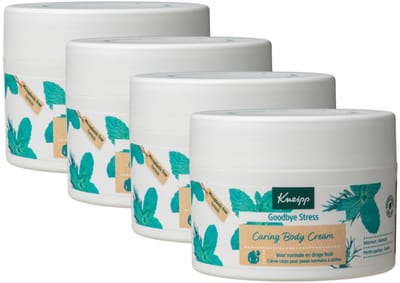 Kneipp Hydrating Body Crème Goodbye Stress - 4 x 200 ml - Voordeelverpakking