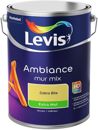 Levis - Ambiance Mur Extra Mat Mix - Cobra Bite - Mengverf - 5 L