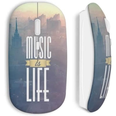 Souris sans fil Music is life