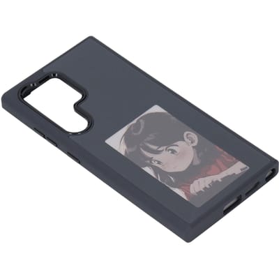 Coque de téléphone à projection d'écran NFC pour S24 Ultra Couleur Rouge Jaune Noir Blanc Écran 3,52 pouces gray