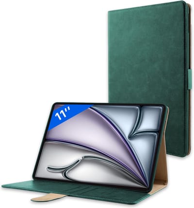 Luxe Hoesje geschikt voor iPad Air 11 inch 2024 A2902, A2903 Hoes Kunstleer Case Smart Cover