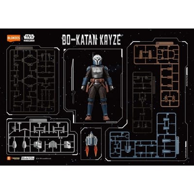 Blokees Star Wars The Mandalorian Bo-Katan Kryze Champion Class 06 - 108-delige Actiefiguur Model Kit - 14,5 cm
