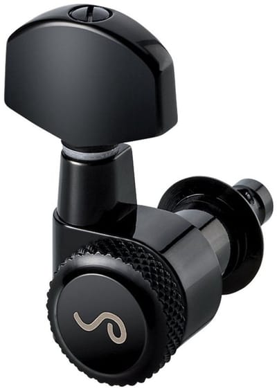 Schaller M6 Pin Locking 3L3R Black - Stemmechaniek voor gitaar