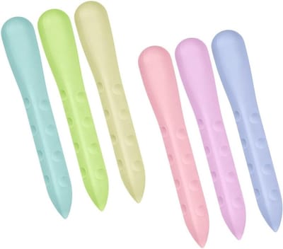 Triangle Gumstick - 6 Stuks Universele Rubber Gum voor School, Kantoor en Schilderen (Gemengde Kleuren)