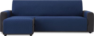 Belmarti Waterproof chaise-longue bankbeschermer links - 200 cm - Blauw