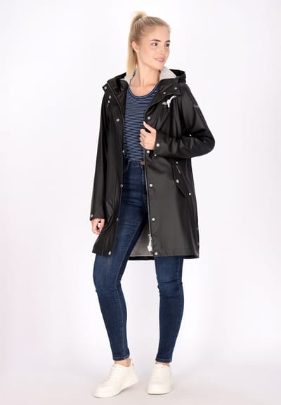 Schmuddelwedda Mackintosh Dames zwart
