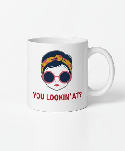 You Lookin' At? Mok - Unieke Koffiemok met Attitude
