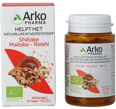 Arkocaps Shiitake Maitake Reishi Capsules 40CP
