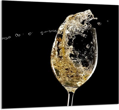 TMK ArtDeko - Snijplank - Wijn - Glas - 65x60 cm