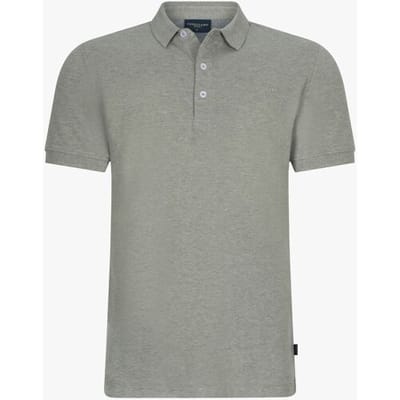 Cavallaro Napoli Polo Bavone Organic Cotton Blend Lichtgroen Melange / male
