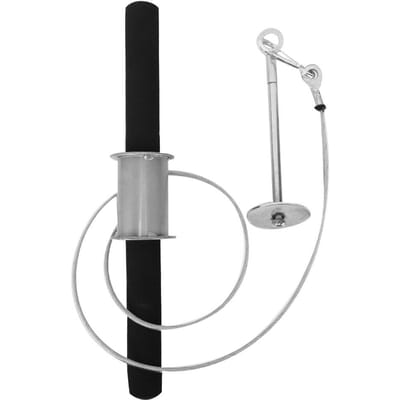 Onderarm Pols Roller Trainer Spier Training Fitness Apparatuur met Schuimrubberen Handvat CoverOnderarm Trainer gray
