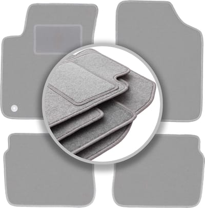 Automatten asgrijs voor: Hyundai i10 hatchback (2007-2013)