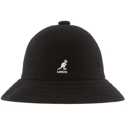 Kangol K3451 Zwarte Casual Wolle Bucket Hat K3451 BLACK (XL) black