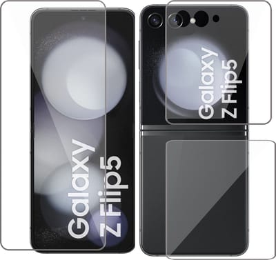 Screenprotector geschikt voor Samsung Galaxy Z Flip 5 - Folie Screen Protector Screenprotector