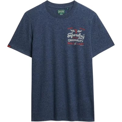Superdry - Vintage Workwear T-shirt met relaxte pasvorm - Heren - T-shirts