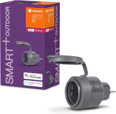 Slimme buitenshuis stopcontact met ZigBee-technologie - Compact ontwerp voor slimme huizen