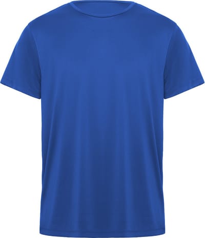 Kobalt Blauw unisex unisex sportshirt korte mouwen Daytona merk Roly maat S