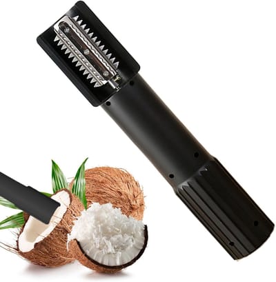 Elektrische Fruit Rasp - Keuken Rasp Apparaat - Snel Groenten Raspen - Spatvrij Ontwerp - 24.5 cm Lengte - Zwart