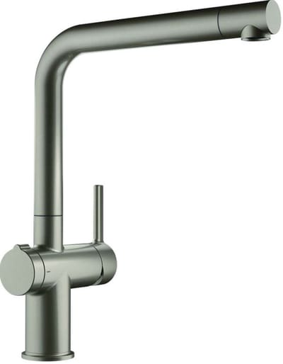 Franke Active Twist Eenhendel Mengkraan RVS met Vaste Uitloop en Geïntegreerde Waste Bediening 115.0653.504