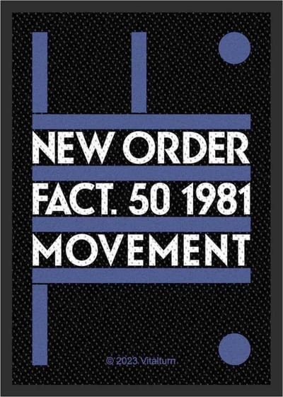 New Order - Fact 50 Patch - Zwart