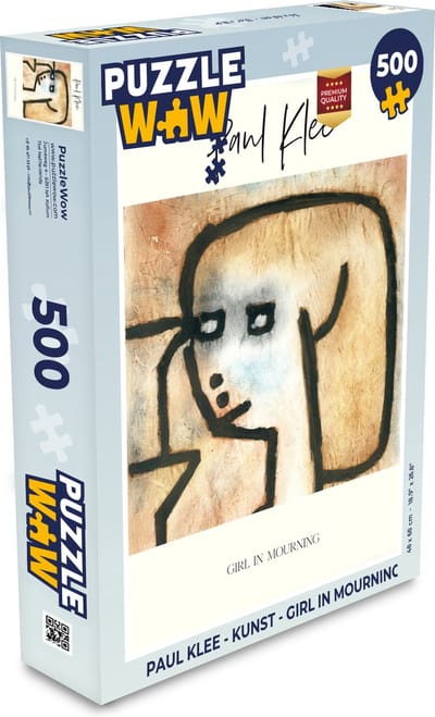Puzzel Paul Klee - Kunst - Girl in mourning - Legpuzzel - Puzzel 500 stukjes