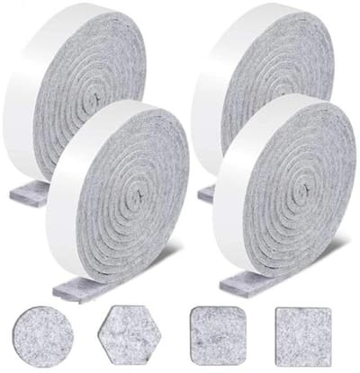 Viltglijders voor Meubels - Universele Vloerbeschermpads 100 m x 2 cm