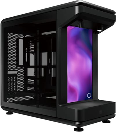 Cooler Master MasterFrame 360 STAGE LCD - Case - Tower - Zwart